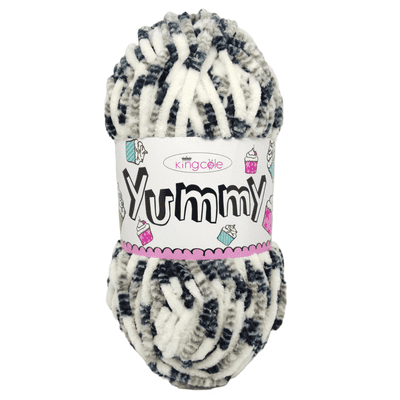 King Cole Yummy Chenille Baby Yarn 2218 Liquorice