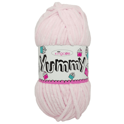 King Cole Yummy Chenille Baby Yarn 2224 Pink