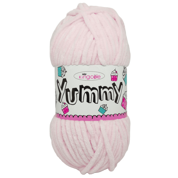 King Cole Yummy Chenille Baby Yarn 2224 Pink