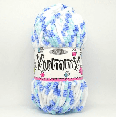 King Cole Yummy Chenille Baby Yarn 2225 Aqua