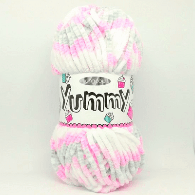 King Cole Yummy Chenille Baby Yarn 2226 Candy