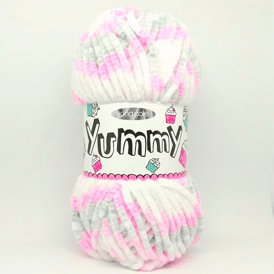 King Cole Yummy Chenille Baby Yarn 2226 Candy