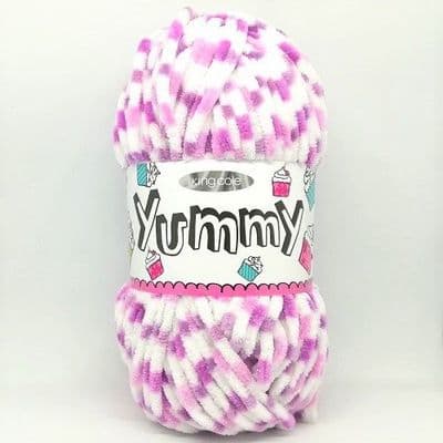 King Cole Yummy Chenille Baby Yarn 3226 Berries