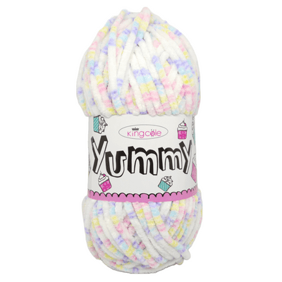 King Cole Yummy Chenille Baby Yarn 3370 Tutti Frutti