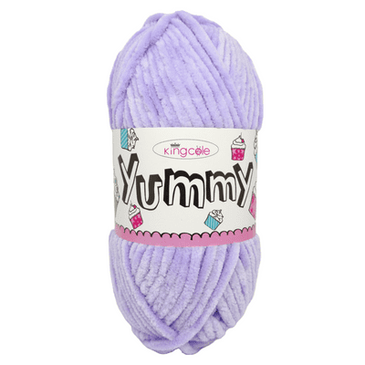 King Cole Yummy Chenille Baby Yarn 3462 Lilac