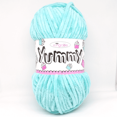 King Cole Yummy Chenille Baby Yarn 3476 Turquoise