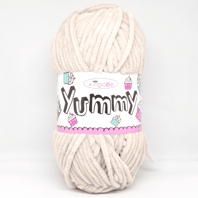 King Cole Yummy Chenille Baby Yarn 3477 Champagne