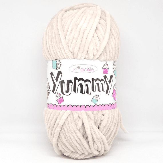 King Cole Yummy Chenille Baby Yarn 3477 Champagne