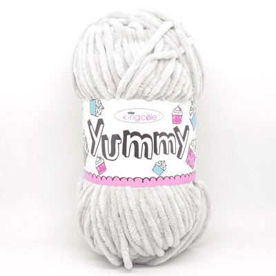 King Cole Yummy Chenille Baby Yarn 3479 Icicle