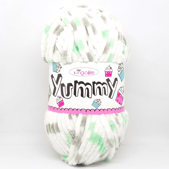 King Cole Yummy Chenille Baby Yarn 4743 Key Lime Pie