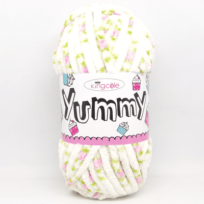 King Cole Yummy Chenille Baby Yarn 4746 Pink Rose