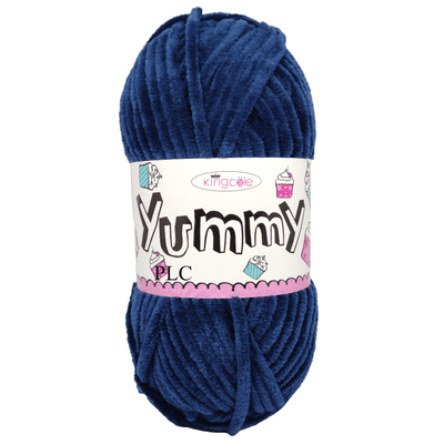 King Cole Yummy Chenille Baby Yarn 4751 Navy