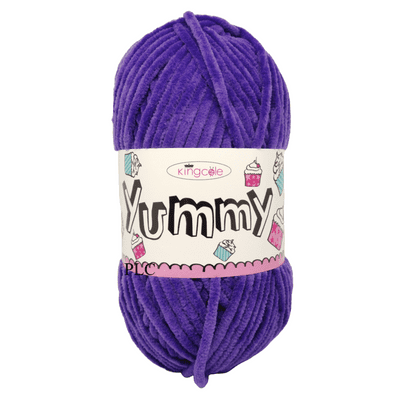 King Cole Yummy Chenille Baby Yarn 4757 Violet