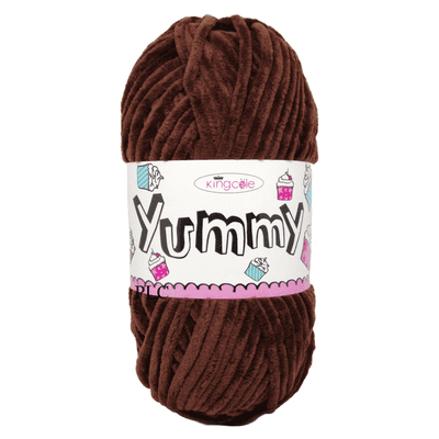 King Cole Yummy Chenille Baby Yarn 4759 Chocolate