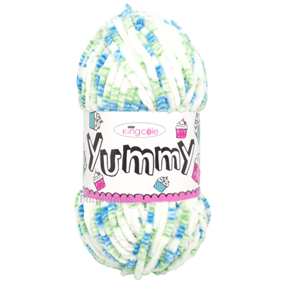 King Cole Yummy Chenille Yarn 2211 Jelly Bean