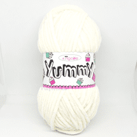 King Cole Yummy Chenille Yarn 2223 Cream