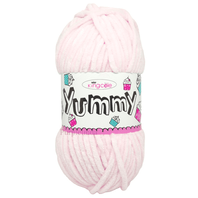 King Cole Yummy Chenille Yarn 2224 Pink
