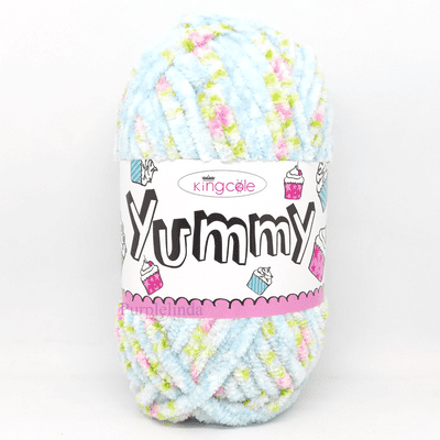 King Cole Yummy Chenille Yarn 4744 Sherbet Rose