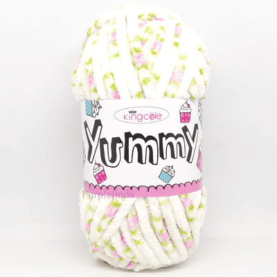 King Cole Yummy Chenille Yarn 4746 Pink Rose