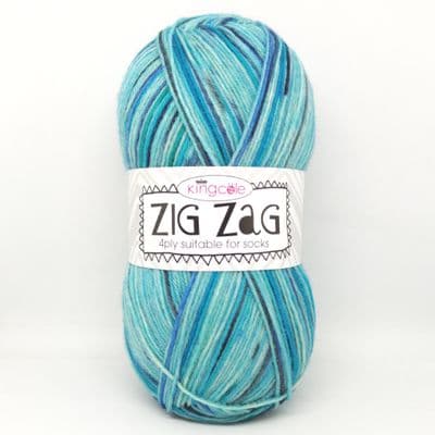 King Cole ZIG ZAG 4ply 4818 Hummingbird