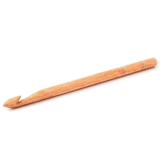KnitPro Basix Beech Wood Crochet Hook – 5mm