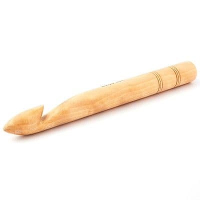KnitPro Basix Jumbo Beech Wood Crochet Hook – 35mm