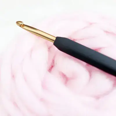 KnitPro Soft Grip Crochet Hooks GOLD