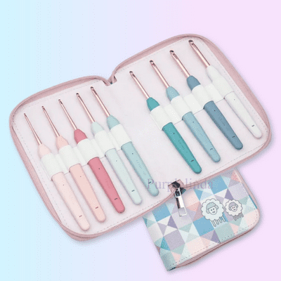KnitPro Vybe Crochet Hook Deluxe Set - 9 Hooks