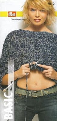 Learn to Knit BASIC Knitting Leaflet Prym