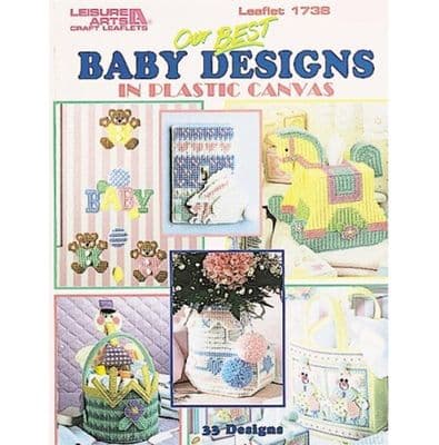 Leisure Arts Our Best Baby Designs in Plastic Canvas Book 1738