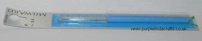 Milward Plastic Handle Aluminium Crochet Hook 3.5mm