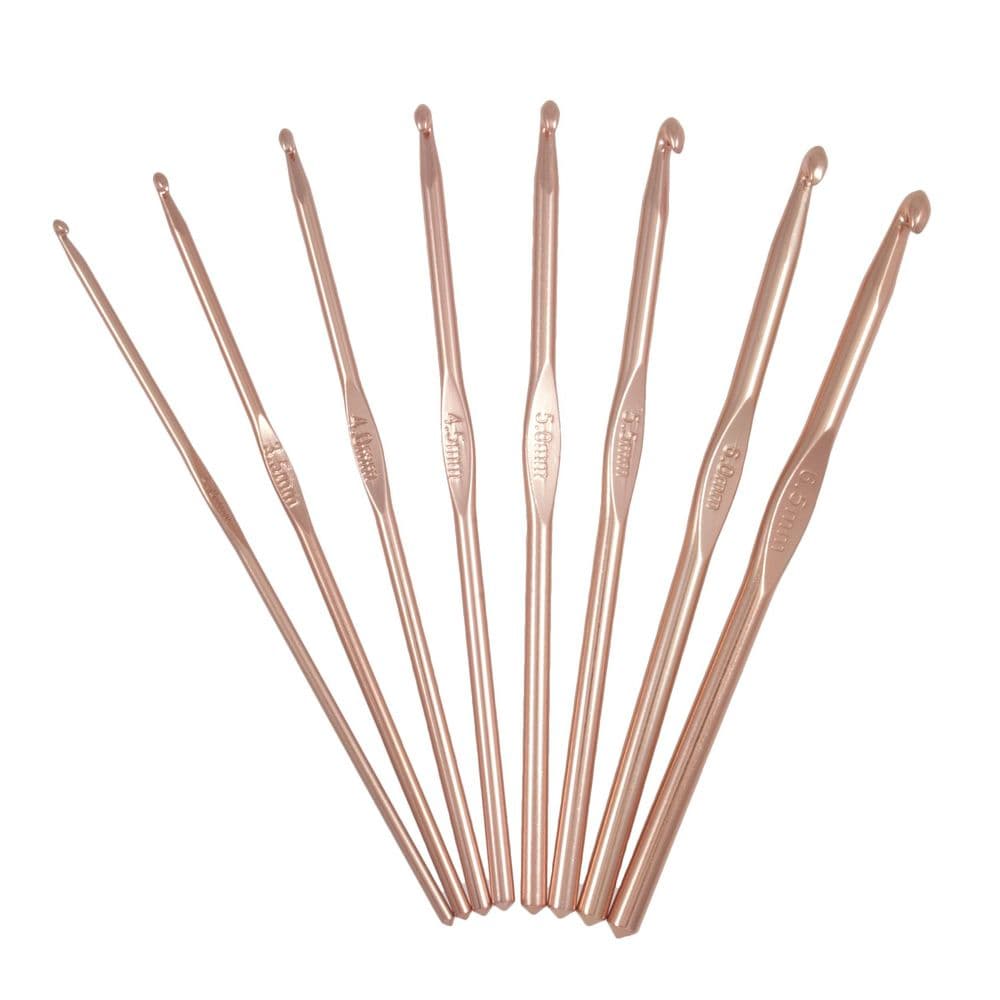 Milward Rose Gold Crochet Hook Set