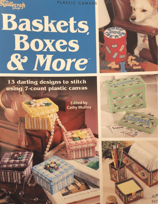 Needlecraft Baskets Boxes More Plastic Canvas Book 847531