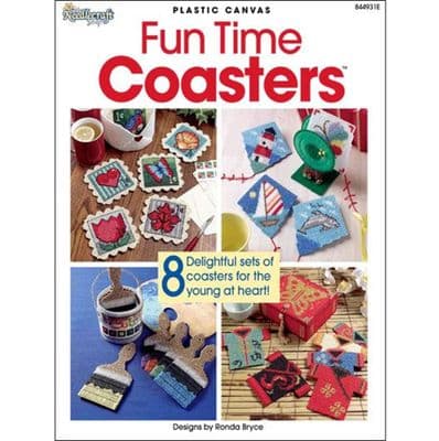 Needlecraft Fun Time Coasters Plastic Canvas Book 844931