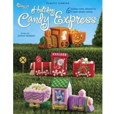 Needlecraft Holiday Candy Express Plastic Canvas Book 849505