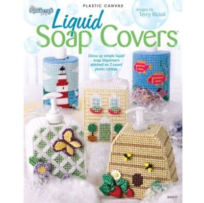 Needlecraft Liquid Soap Covers Plastic Canvas Book 848517