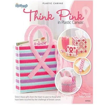 Needlecraft Think Pink in Plastic Canvas Book 849506