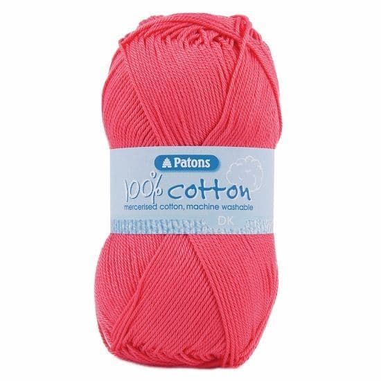 Patons 100% Cotton DK 2725 Bright Pink