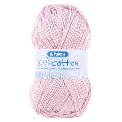 Patons 100% Cotton DK Yarn 2715 Nougat Pink