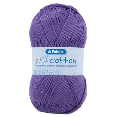 Patons 100% Cotton DK Yarn 2743 Purple