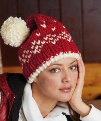 Patons Fab Big Jacquard Hat FREE Pattern