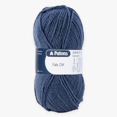 Patons FAB DK 2312 Airforce Blue Yarn