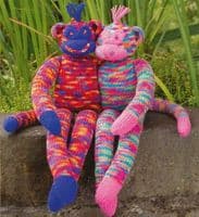 Patons Fab DK Fun Kids Knits and Sock Monkey Pattern 3934