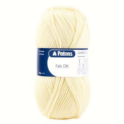 Patons Fab DK Yarn 2307 Cream