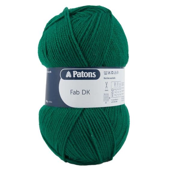 Patons Fab DK Yarn 2319 Forest Green