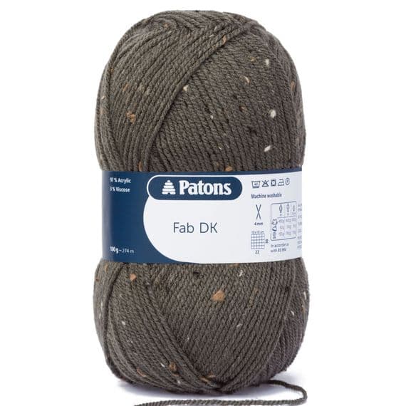 Patons Fab DK Yarn 8373 Forest Tweed