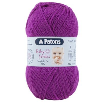Patons Fairytale Fab 4ply 01037 Fuchsia Pink Baby Yarn