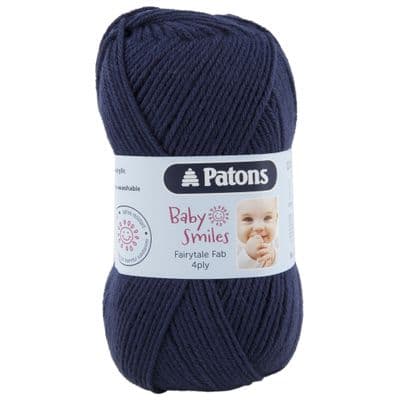 Patons Fairytale Fab 4ply 01050 Navy Baby Yarn