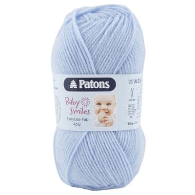 Patons Fairytale Fab 4ply 01054 Pale Blue Baby Yarn