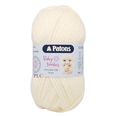 Patons Fairytale Fab ARAN 01002 Natural Baby Yarn